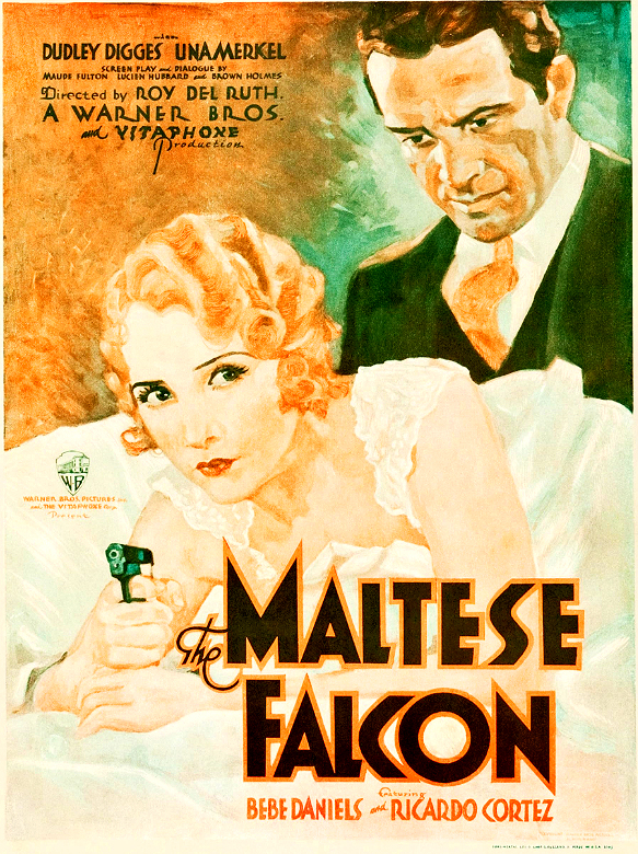 Cartel de El halcón maltés 1931