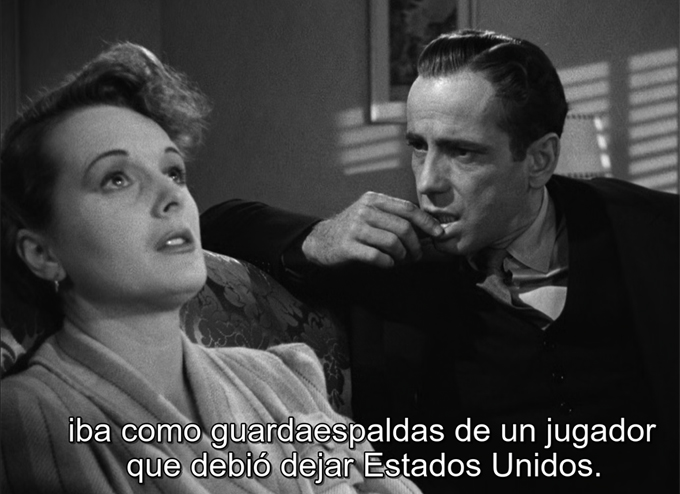 El halcón maltés, falta de química entre los personajes